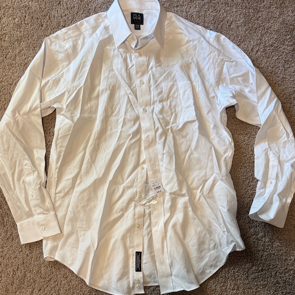 Jos. A. Bank Crisp White Dress Shirt